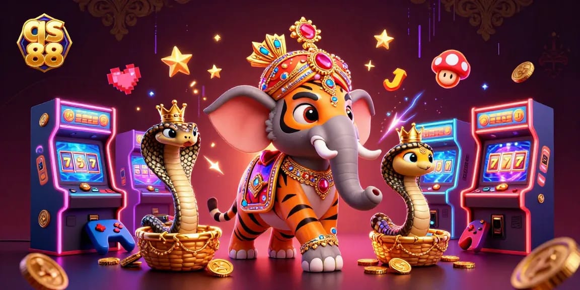 Experience thrilling slots at qs 88 with colorful gaming elements and vibrant characters.