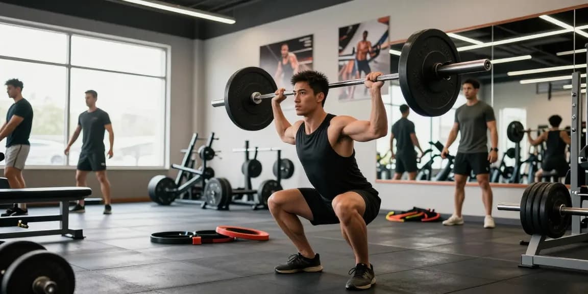 Steroide Boutique showcases athletes training hard for muscle growth in a vibrant gym.
