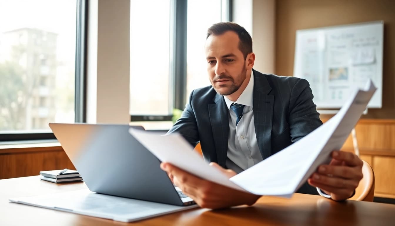 I professionisti nella consulenza per servizi registrazione fda con documentazione e laptop.