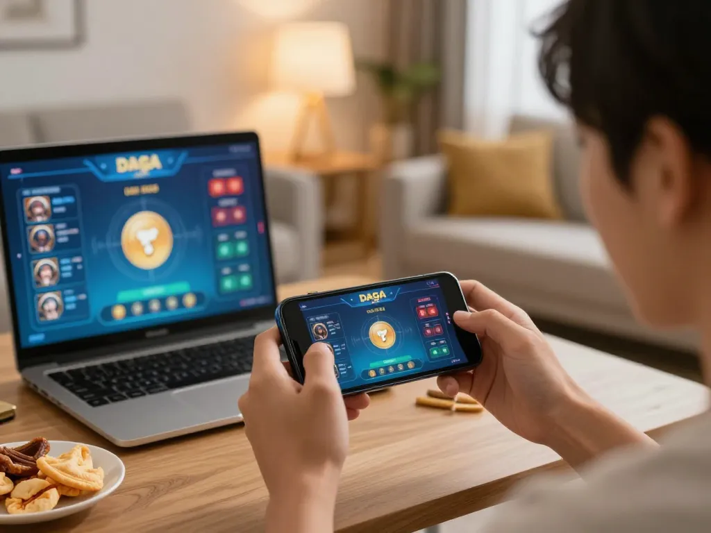 Daga live betting experience on a smartphone with engaging gameplay and strategic elements