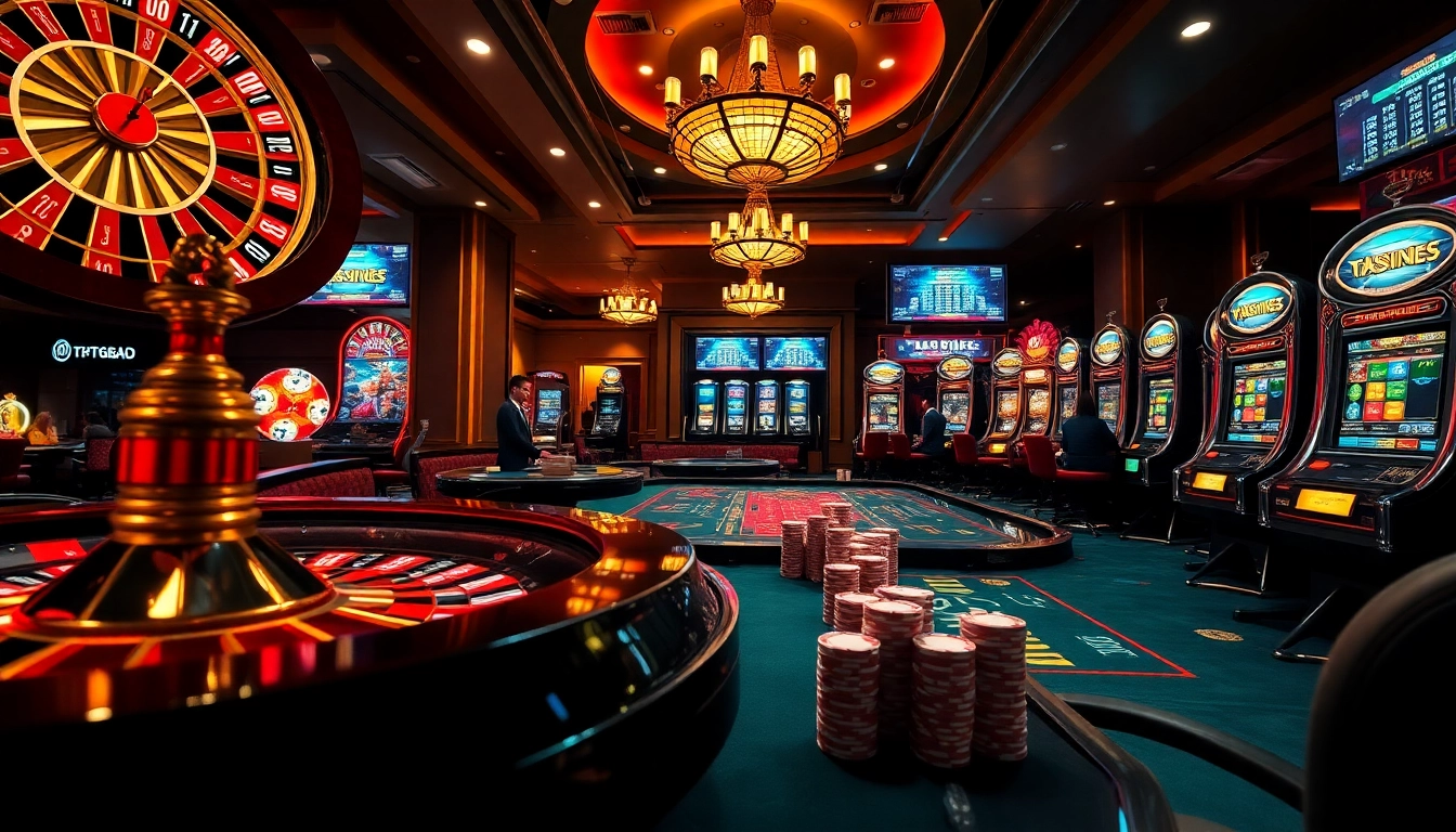 Engaging casino scene featuring immersive gambling elements at https://tg88co.com/ highlighting the excitement of play.