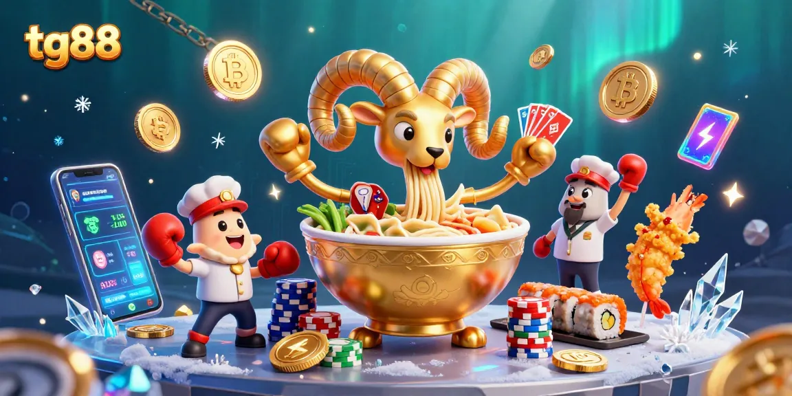 Experience tg88's thrilling gameplay with vibrant 3D characters and casino elements, showcasing online gambling action.