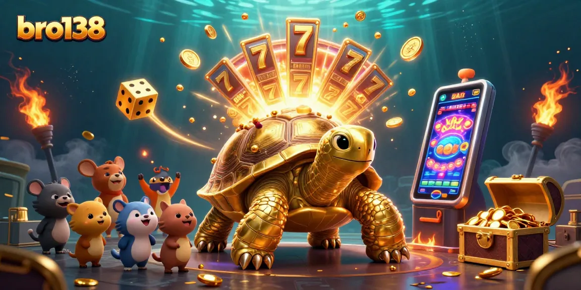 Experience thrilling casino action and fun with bro138's vibrant colors and magical elements.