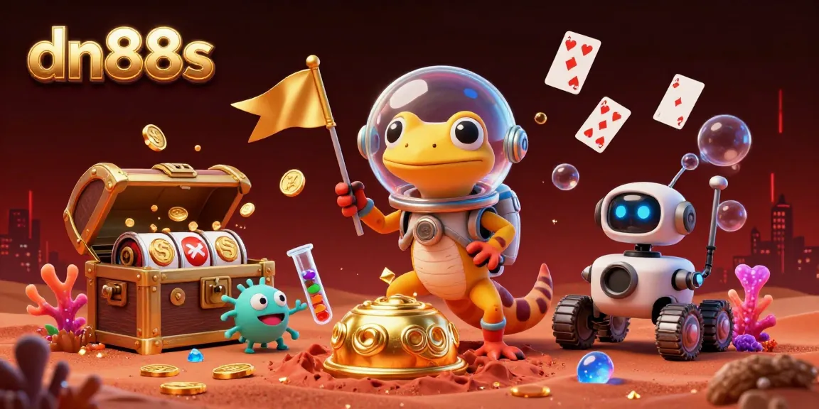 Experience thrilling gaming action with dn88s at a vibrant and adventurous golden casino scene.