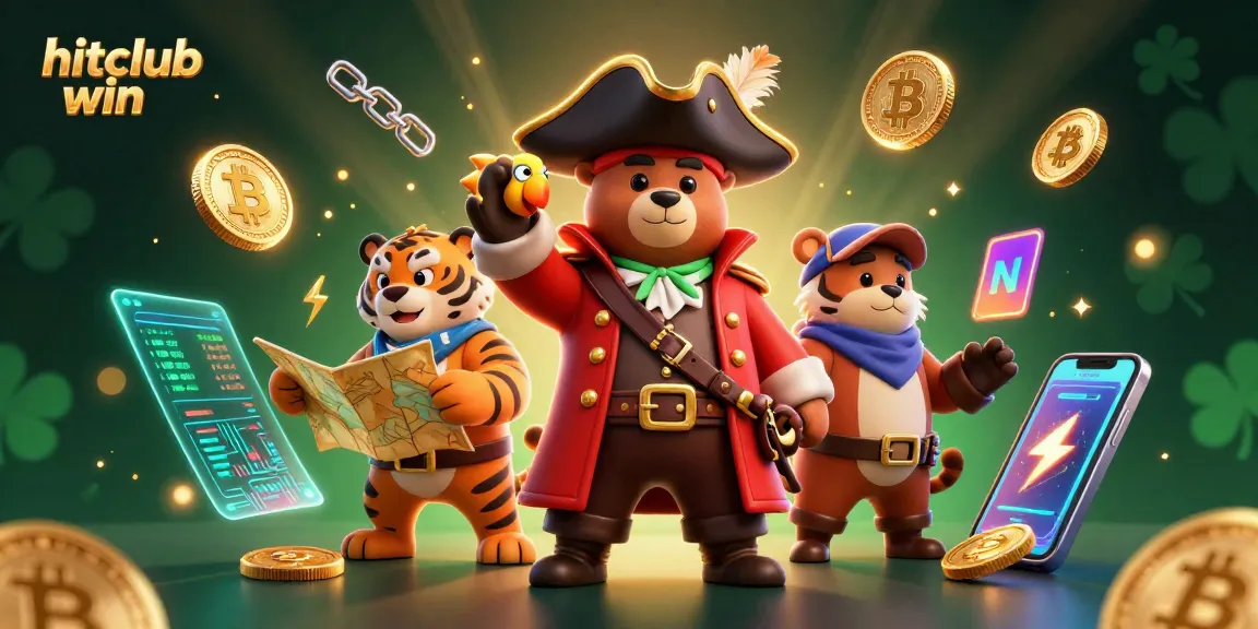 Experience hitclub win with exciting gaming adventures featuring a pirate bear and tiger!