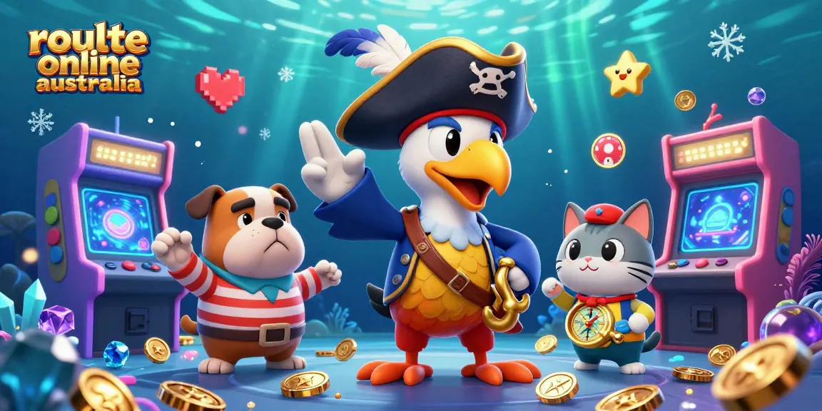 Engage with exciting roulette online australia gameplay featuring a lively scene of a parrot captain giving orders.