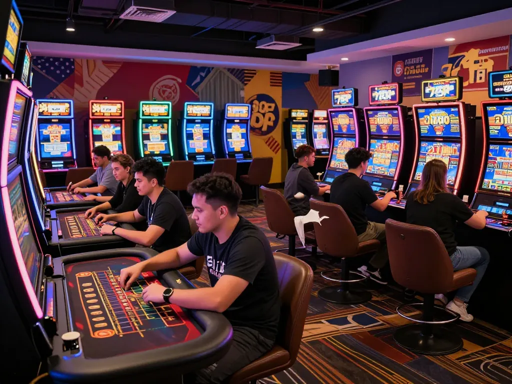 Experience the thrill of gaming at 789P with vibrant atmosphere and engaging players.