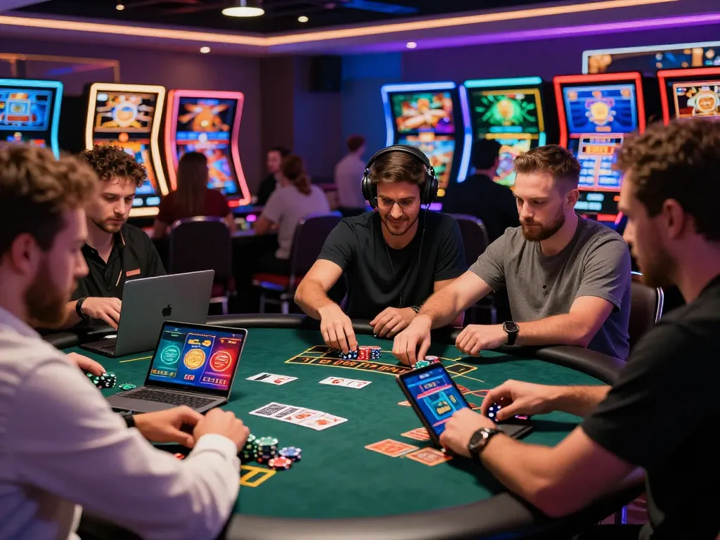 Experience the thrill of online gaming at https://789clubweb.com/ with diverse players engaged in exciting casino games.