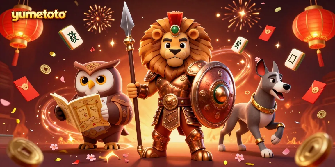 Experience exciting gameplay at yumetoto with the vibrant energy of 3D cartoon characters and assets.