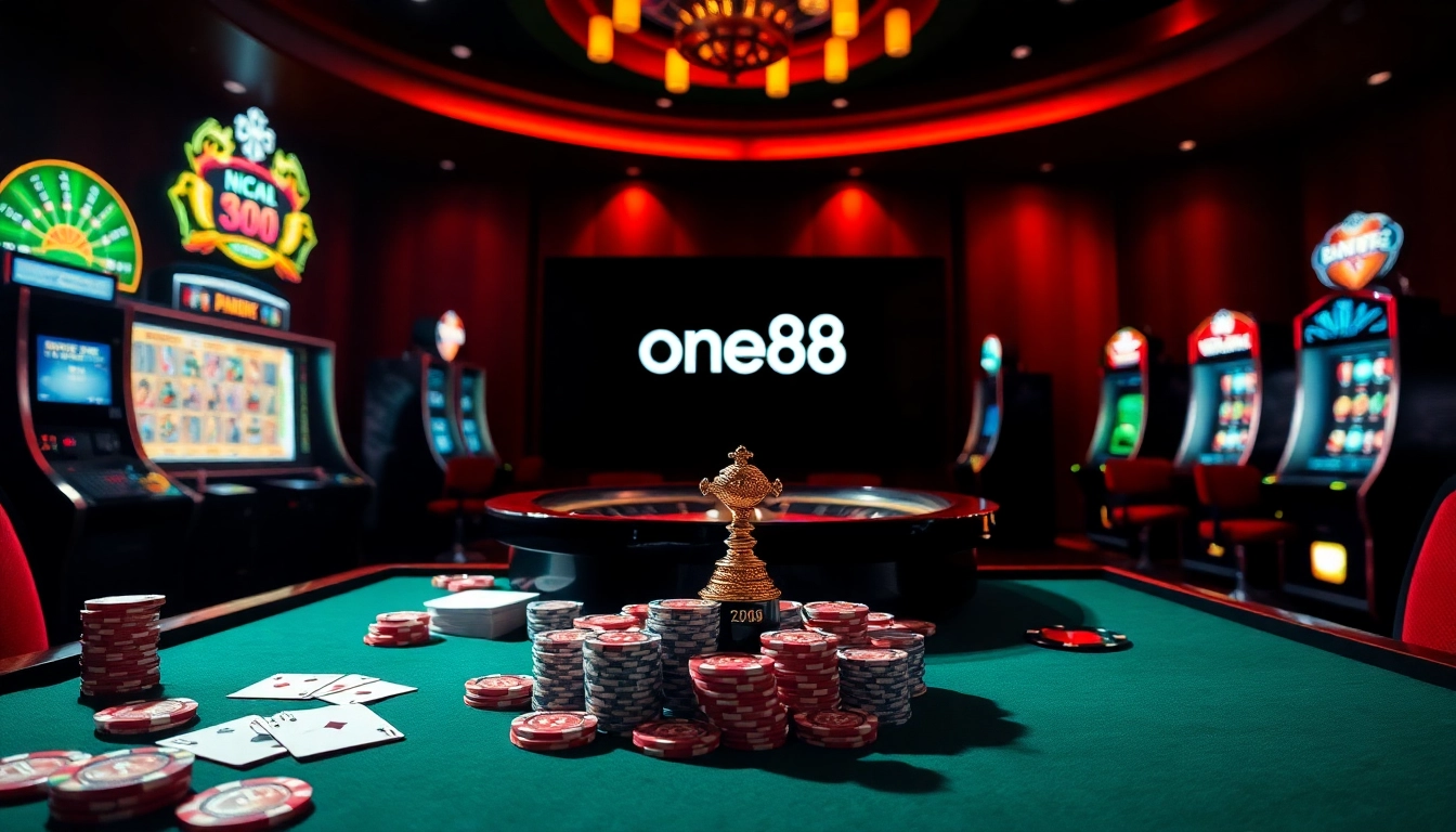 Experience the thrill of gambling at nhà cái one88 with vibrant casino games and engaging interfaces.